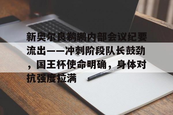 爱游戏官方网站-新奥尔良鹈鹕内部会议纪要流出——冲刺阶段队长鼓劲，国王杯使命明确，身体对抗强度拉满的简单介绍